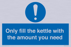 Only fill the kettle with the amount you need